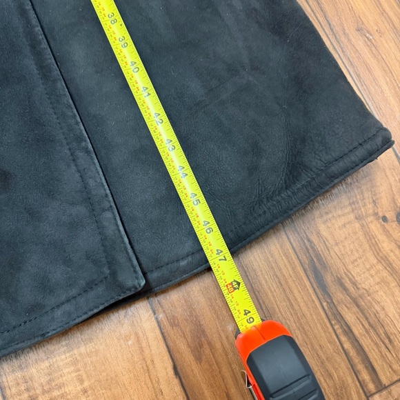 Vtg Clifford Michael Sheepskin Long Rancher Coat Oversized Canadian Adult Medium - Picture 9 of 15